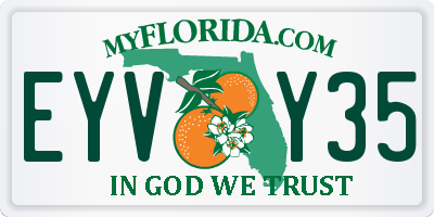 FL license plate EYVY35
