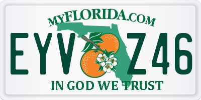 FL license plate EYVZ46