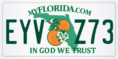 FL license plate EYVZ73