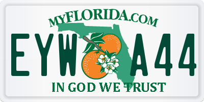 FL license plate EYWA44