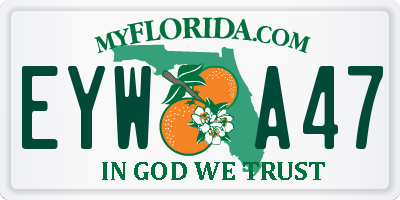 FL license plate EYWA47