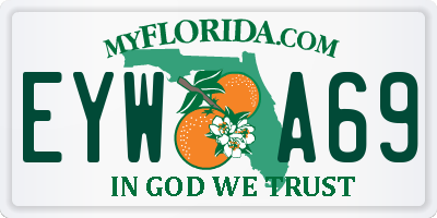 FL license plate EYWA69
