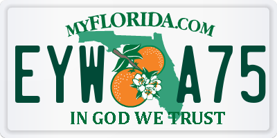 FL license plate EYWA75