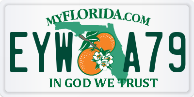 FL license plate EYWA79