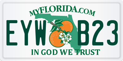 FL license plate EYWB23