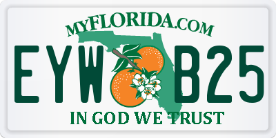 FL license plate EYWB25