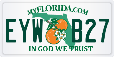 FL license plate EYWB27