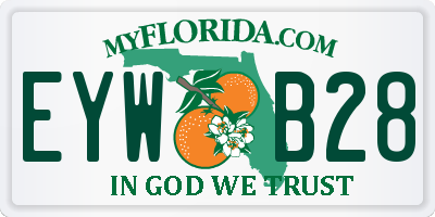 FL license plate EYWB28