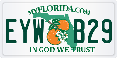 FL license plate EYWB29