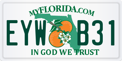 FL license plate EYWB31