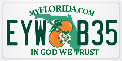 FL license plate EYWB35