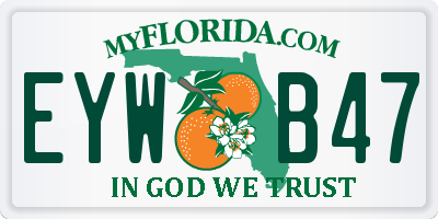 FL license plate EYWB47