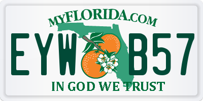 FL license plate EYWB57
