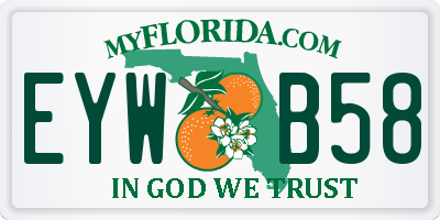 FL license plate EYWB58