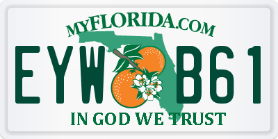 FL license plate EYWB61