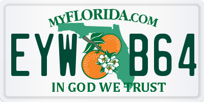 FL license plate EYWB64