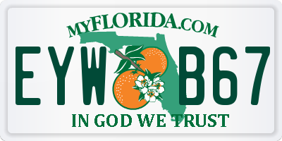 FL license plate EYWB67