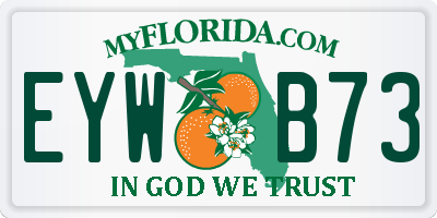 FL license plate EYWB73