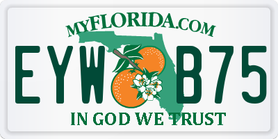FL license plate EYWB75
