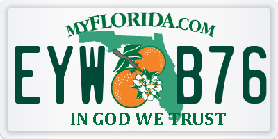 FL license plate EYWB76