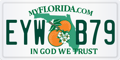 FL license plate EYWB79