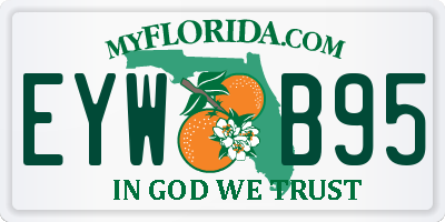 FL license plate EYWB95