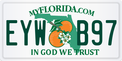 FL license plate EYWB97