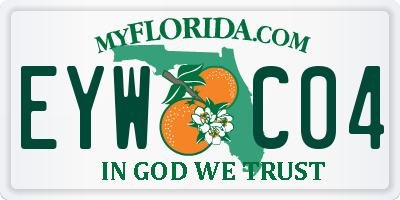 FL license plate EYWC04