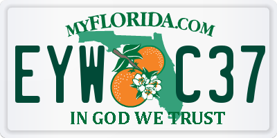 FL license plate EYWC37