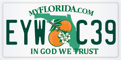 FL license plate EYWC39