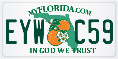 FL license plate EYWC59