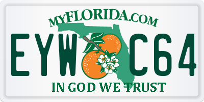 FL license plate EYWC64