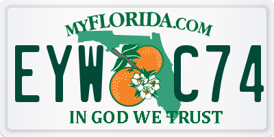 FL license plate EYWC74