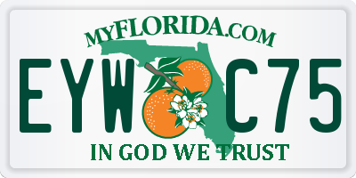 FL license plate EYWC75