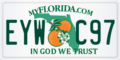 FL license plate EYWC97