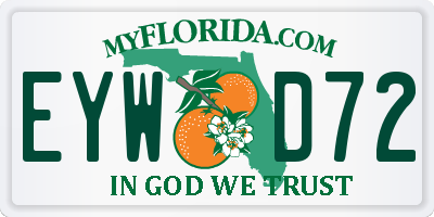 FL license plate EYWD72
