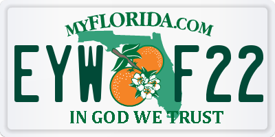 FL license plate EYWF22