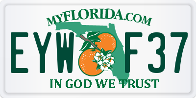 FL license plate EYWF37