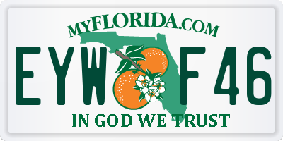 FL license plate EYWF46