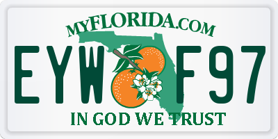 FL license plate EYWF97
