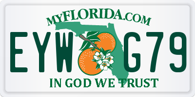 FL license plate EYWG79