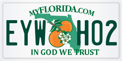 FL license plate EYWH02