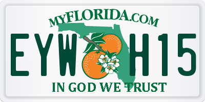FL license plate EYWH15