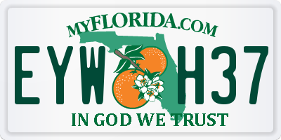FL license plate EYWH37
