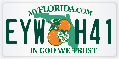 FL license plate EYWH41