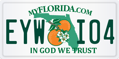 FL license plate EYWI04