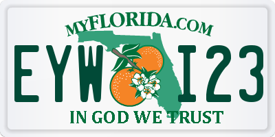 FL license plate EYWI23