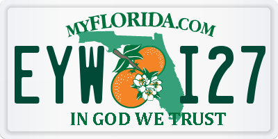 FL license plate EYWI27