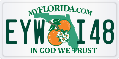 FL license plate EYWI48