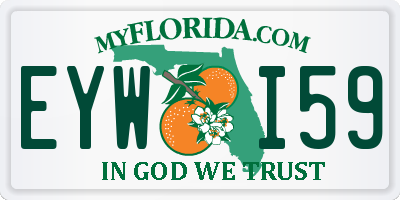 FL license plate EYWI59